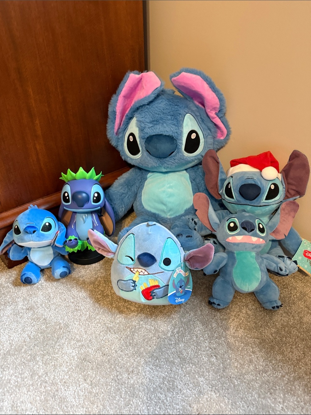 Stitch Plush Collection - Blue with Pink Ears